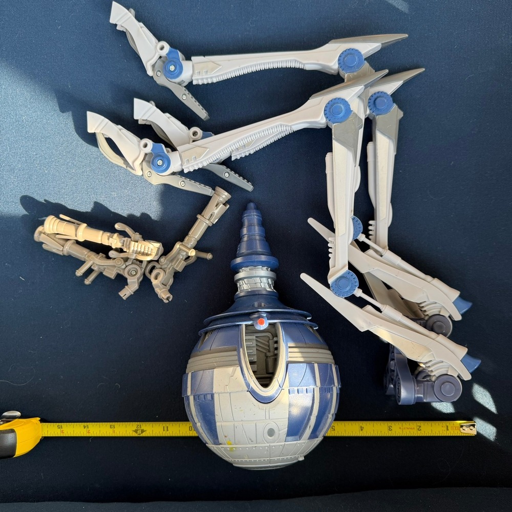 Star Wars Clone Wars Octuptarra Tri-Droid Separatist Walker Action Figure Blue - Picture 15 of 16